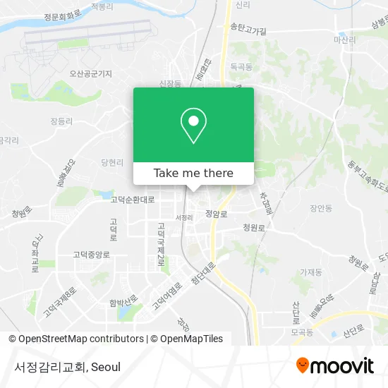 서정감리교회 map