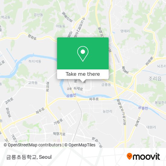 금릉초등학교 map
