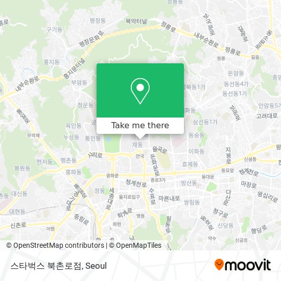 스타벅스 북촌로점 map