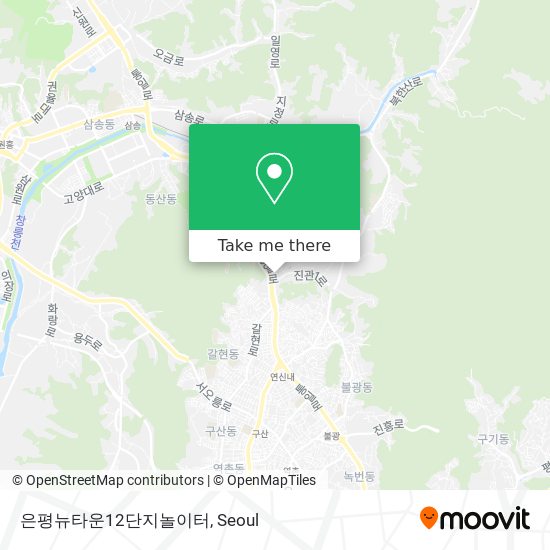 은평뉴타운12단지놀이터 map