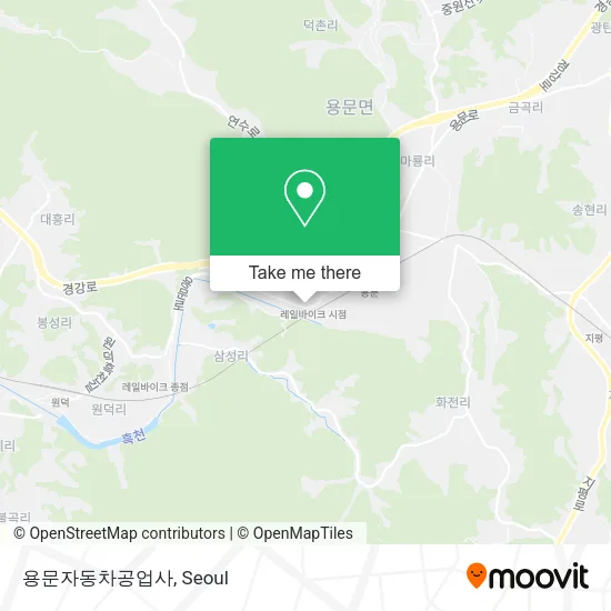 용문자동차공업사 map