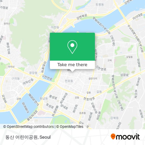 동산 어린이공원 map