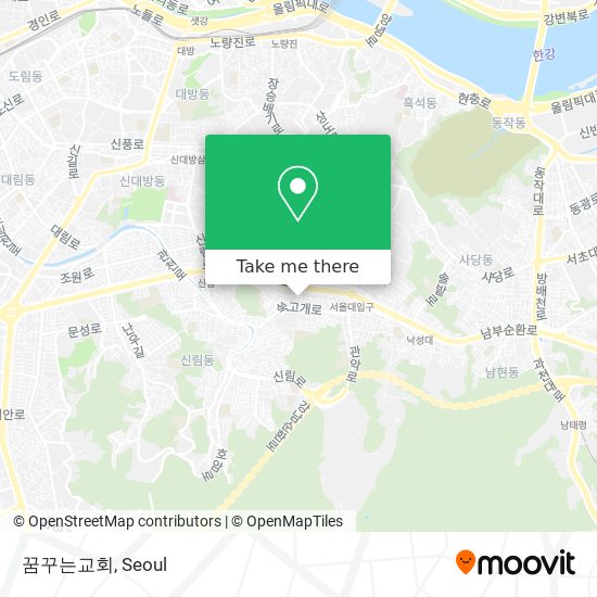 꿈꾸는교회 map