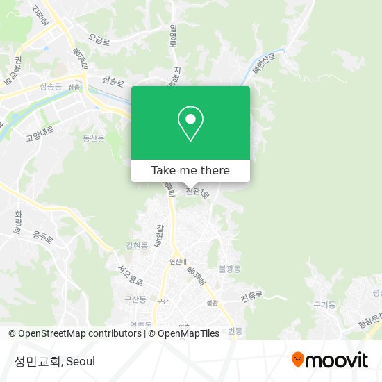 성민교회 map