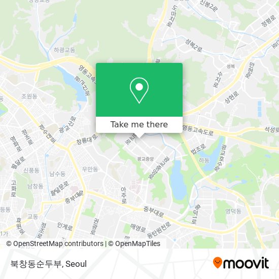 북창동순두부 map