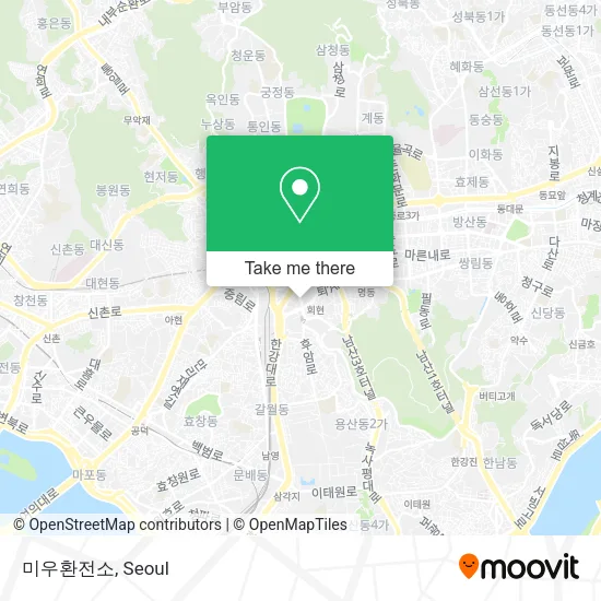 미우환전소 map