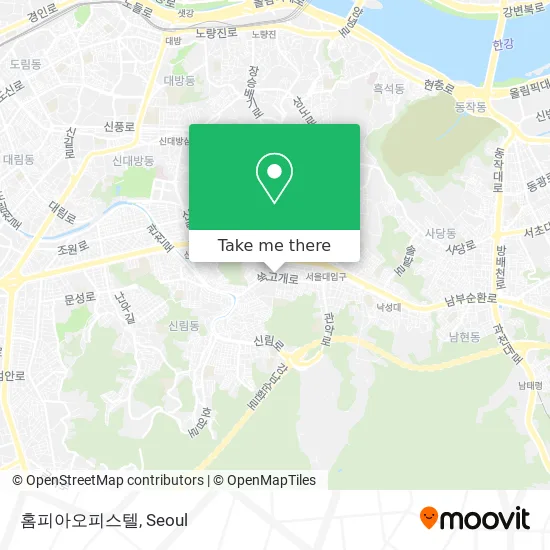 홈피아오피스텔 map