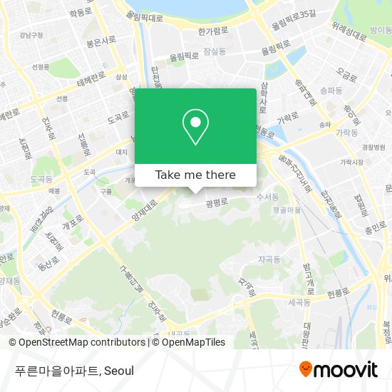 푸른마을아파트 map