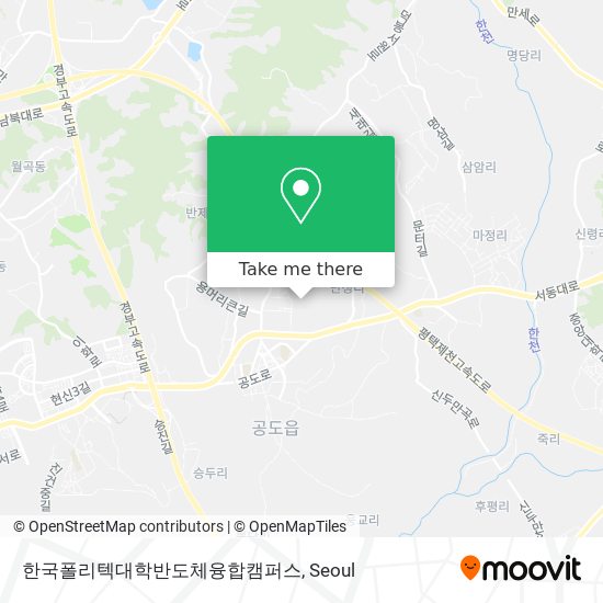 한국폴리텍대학반도체융합캠퍼스 map