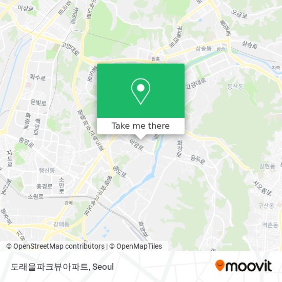 도래울파크뷰아파트 map