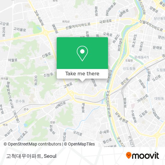 고척대우아파트 map
