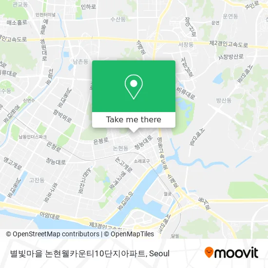 별빛마을 논현웰카운티10단지아파트 map