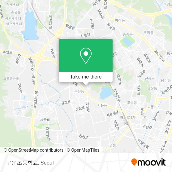 구운초등학교 map