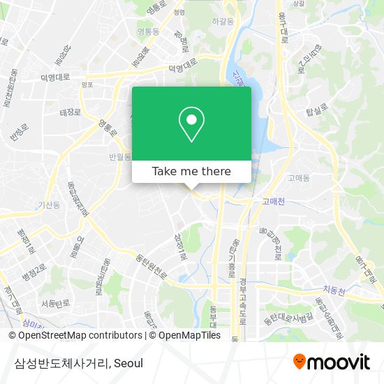 삼성반도체사거리 map