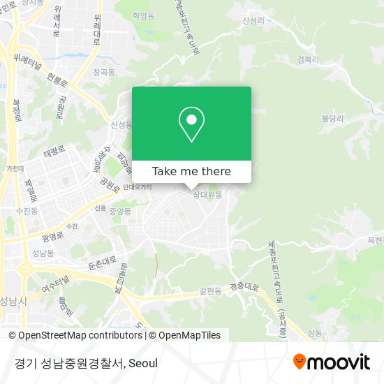 경기 성남중원경찰서 map