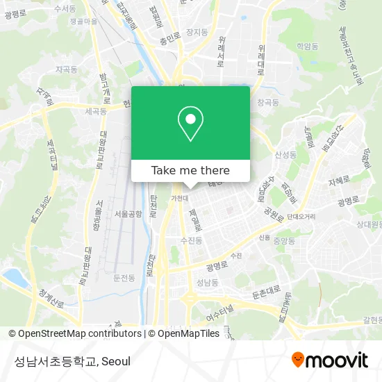 성남서초등학교 map