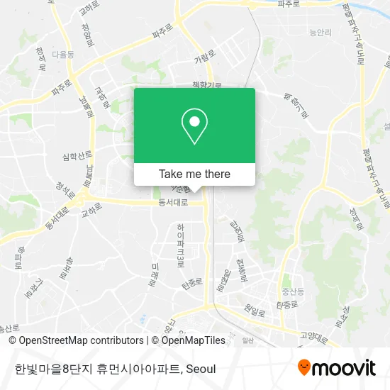 한빛마을8단지 휴먼시아아파트 map