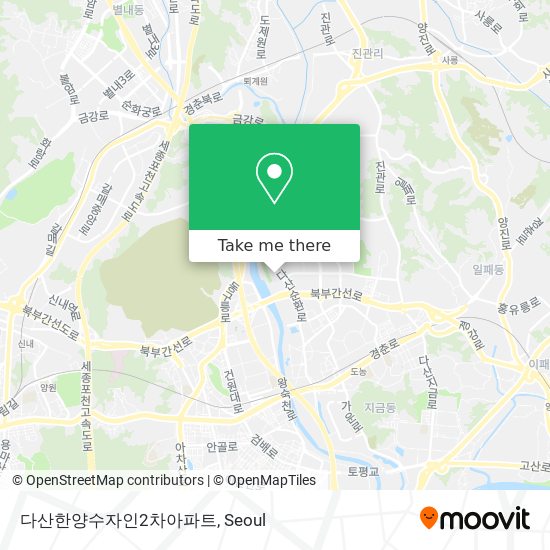 다산한양수자인2차아파트 map