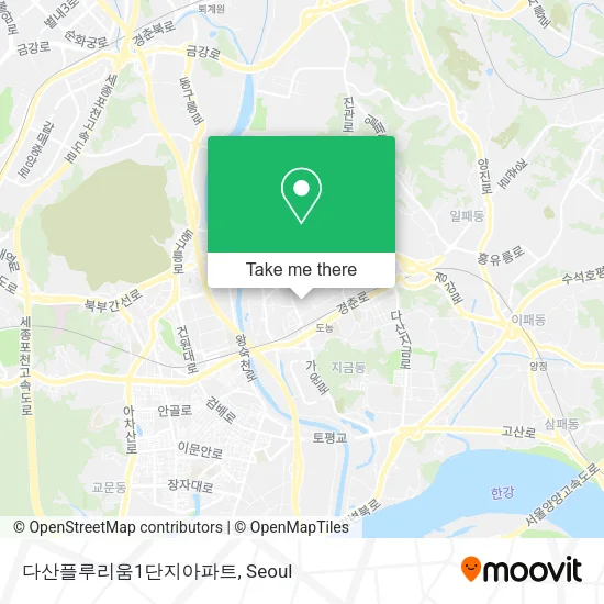 다산플루리움1단지아파트 map