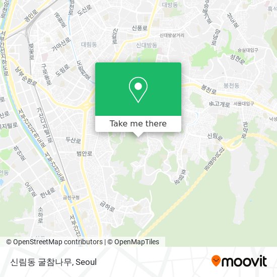 신림동 굴참나무 map