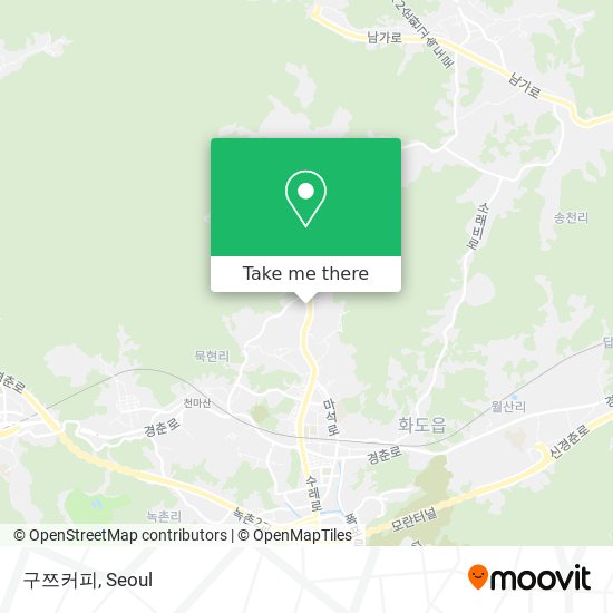 구쯔커피 map