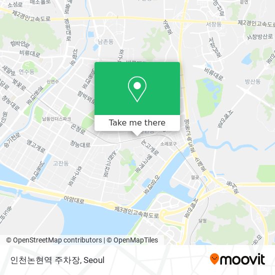 인천논현역 주차장 map