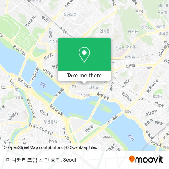 마녀커리크림 치킨 호점 map