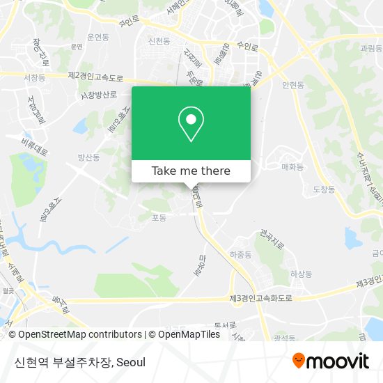 신현역 부설주차장 map