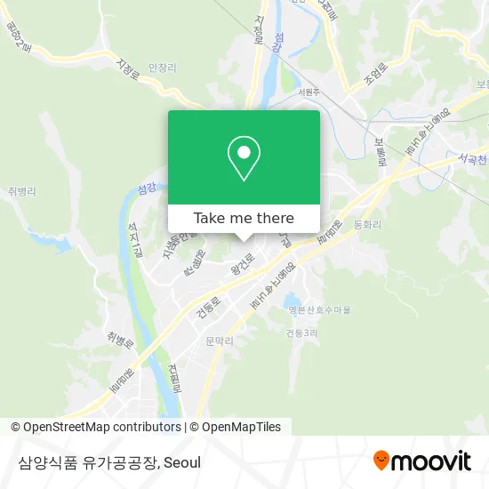 삼양식품 유가공공장 map