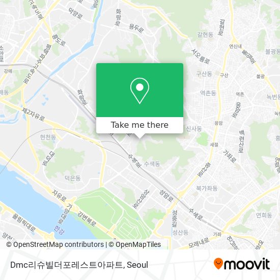 Dmc리슈빌더포레스트아파트 map