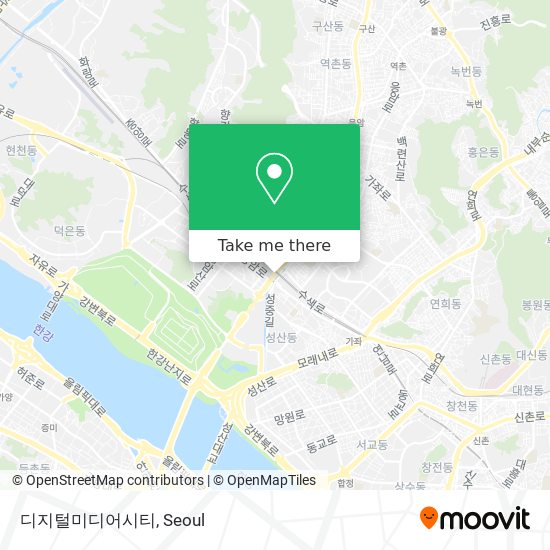 디지털미디어시티 map