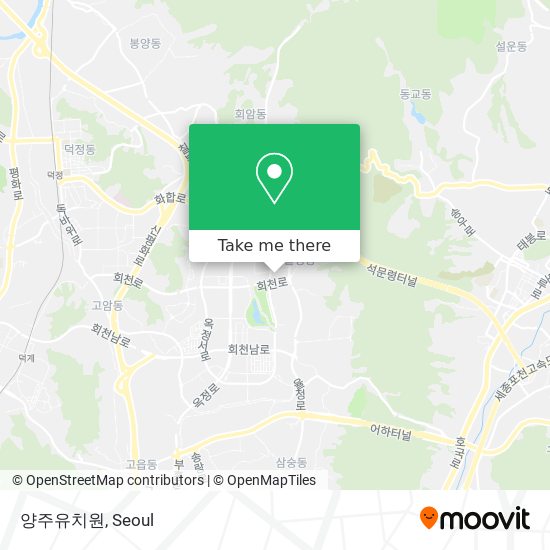 양주유치원 map