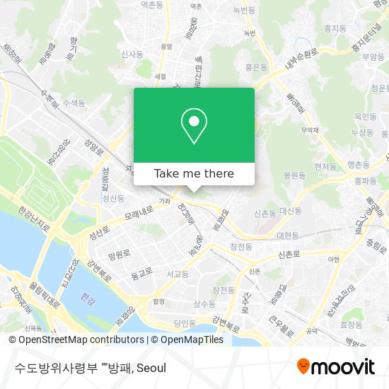 수도방위사령부 ""방패 map