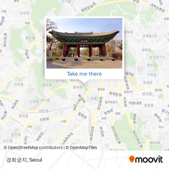 경희궁지 map