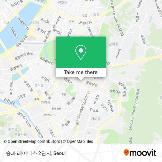 송파 레미니스 2단지 map