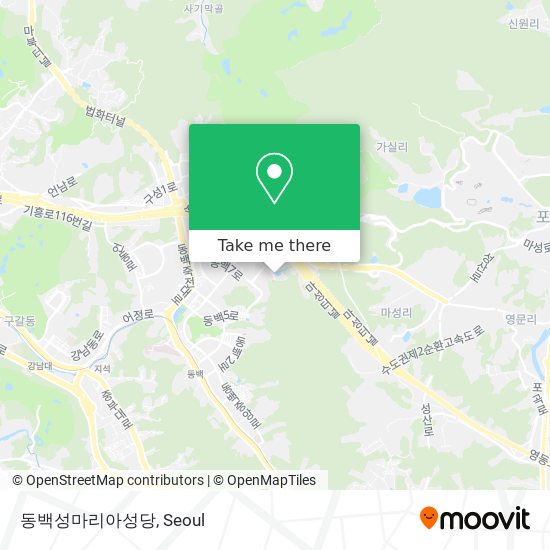 동백성마리아성당 map