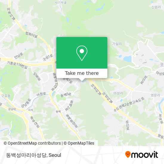 동백성마리아성당 map