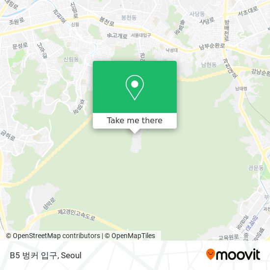 B5 벙커 입구 map