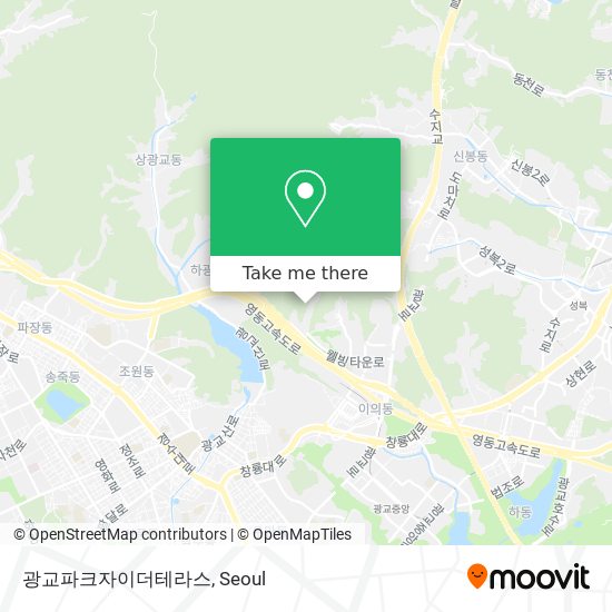 광교파크자이더테라스 map