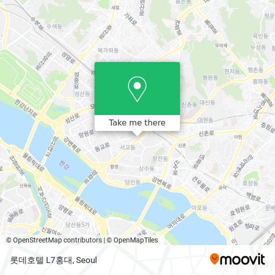 롯데호텔 L7홍대 map