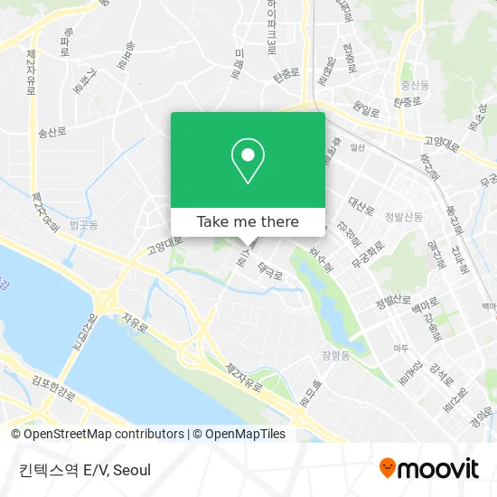 킨텍스역 E/V map