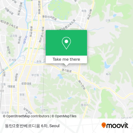 동탄2호반베르디움 6차 map