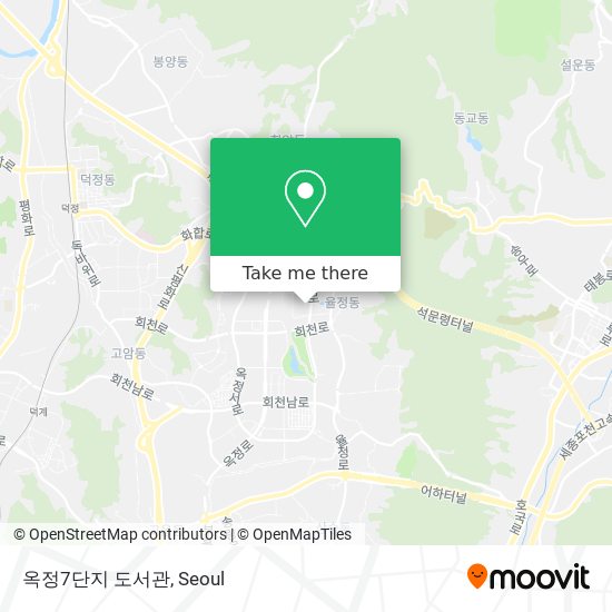 옥정7단지 도서관 map