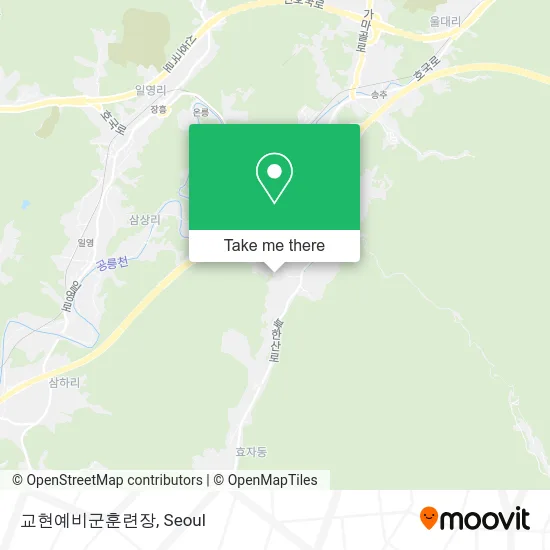 교현예비군훈련장 map
