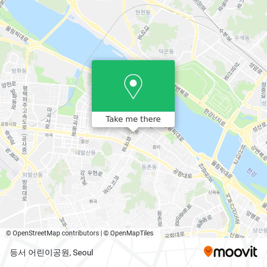 등서 어린이공원 map