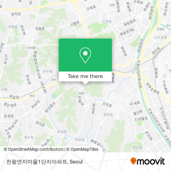 천왕연지마을1단지아파트 map