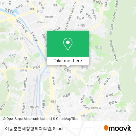 이동훈연세정형외과의원 map