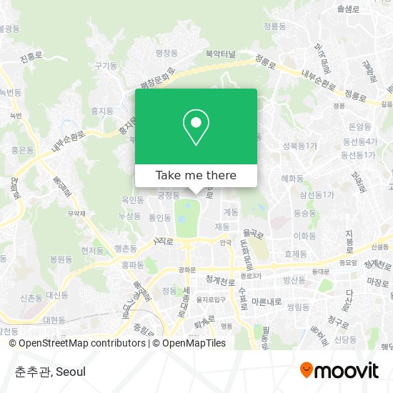 춘추관 map