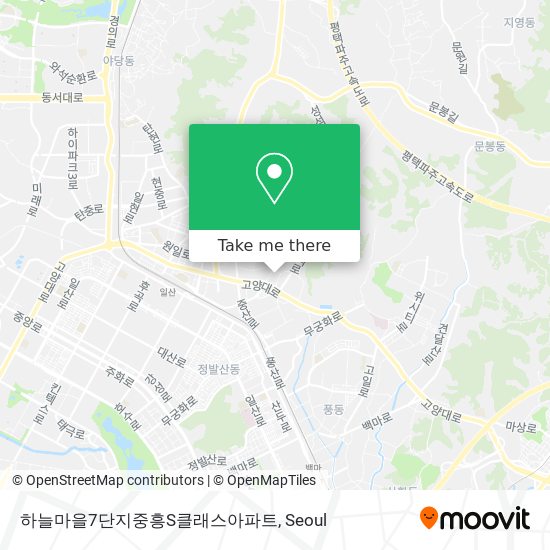 하늘마을7단지중흥S클래스아파트 map