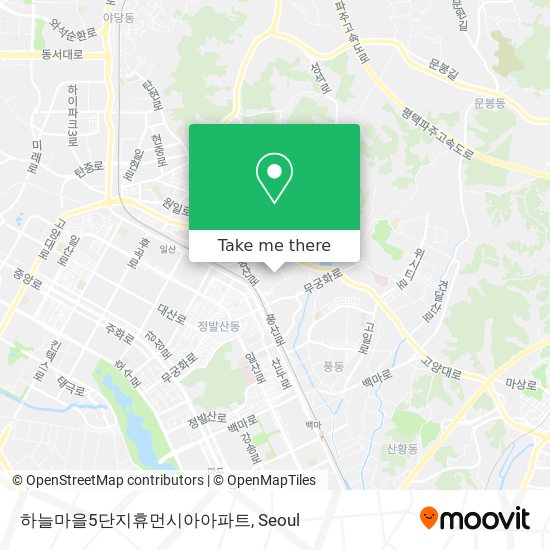 하늘마을5단지휴먼시아아파트 map
